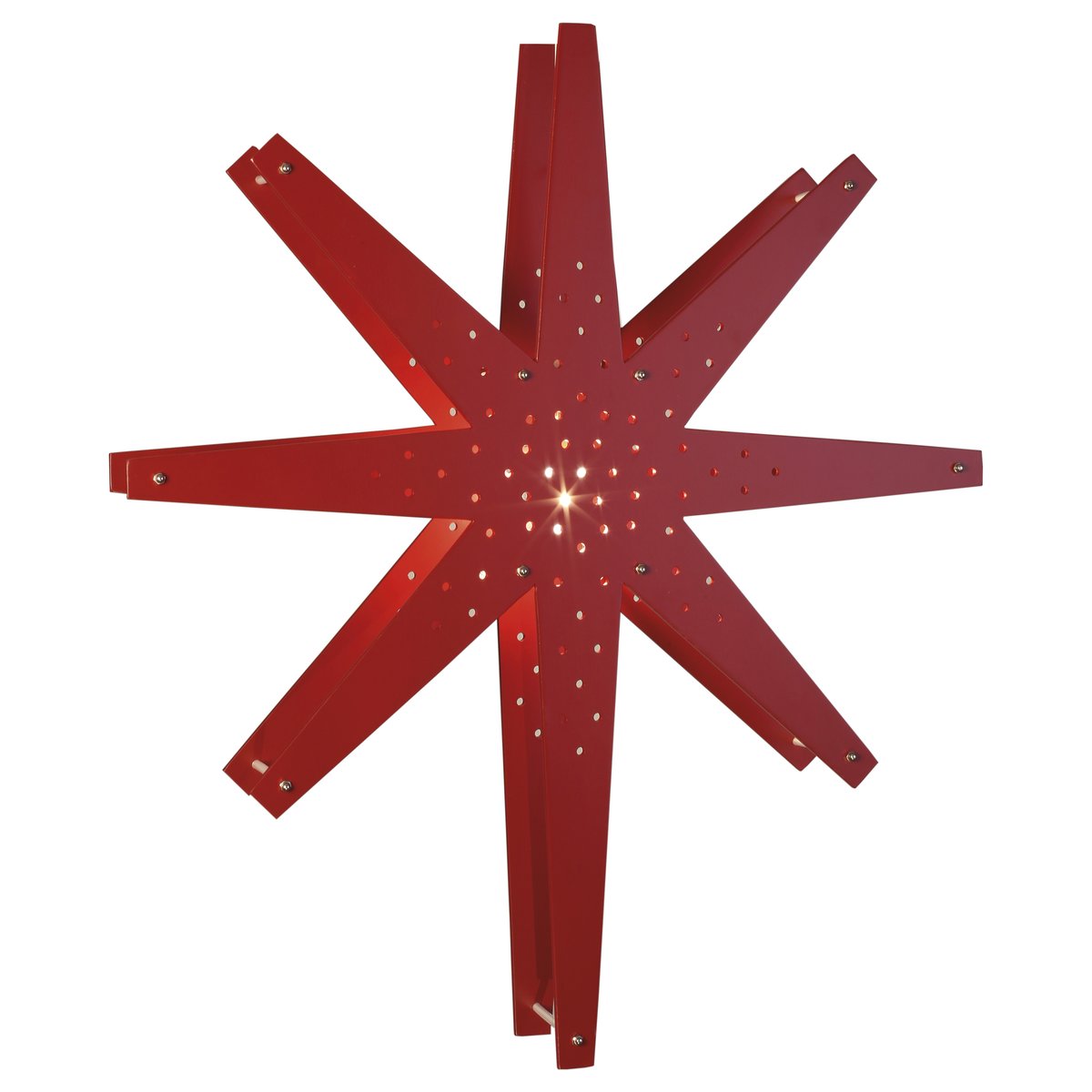 Star Trading Tall advent star 60x70 cm red