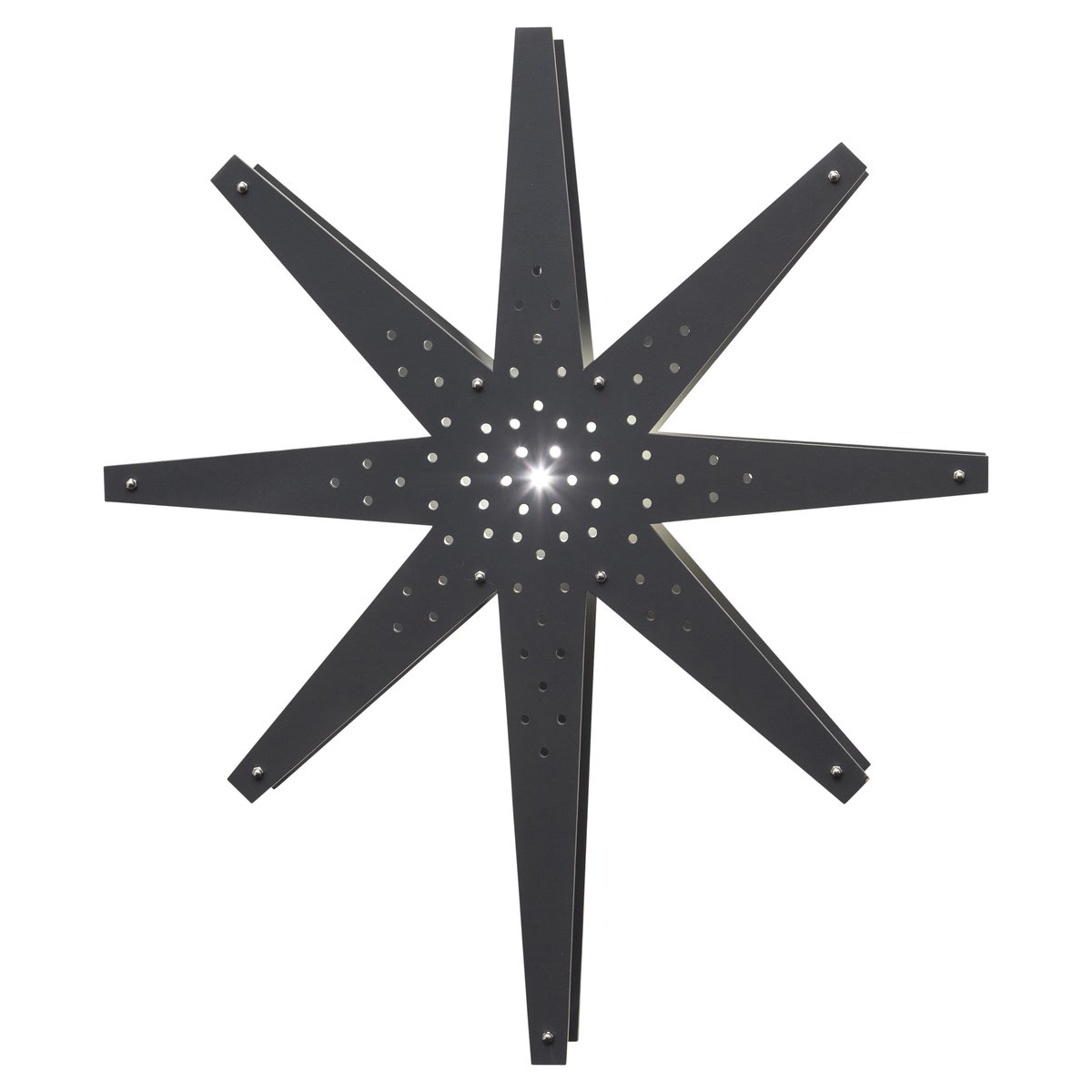 Star Trading Tall advent star 60x70 cm graphite grey