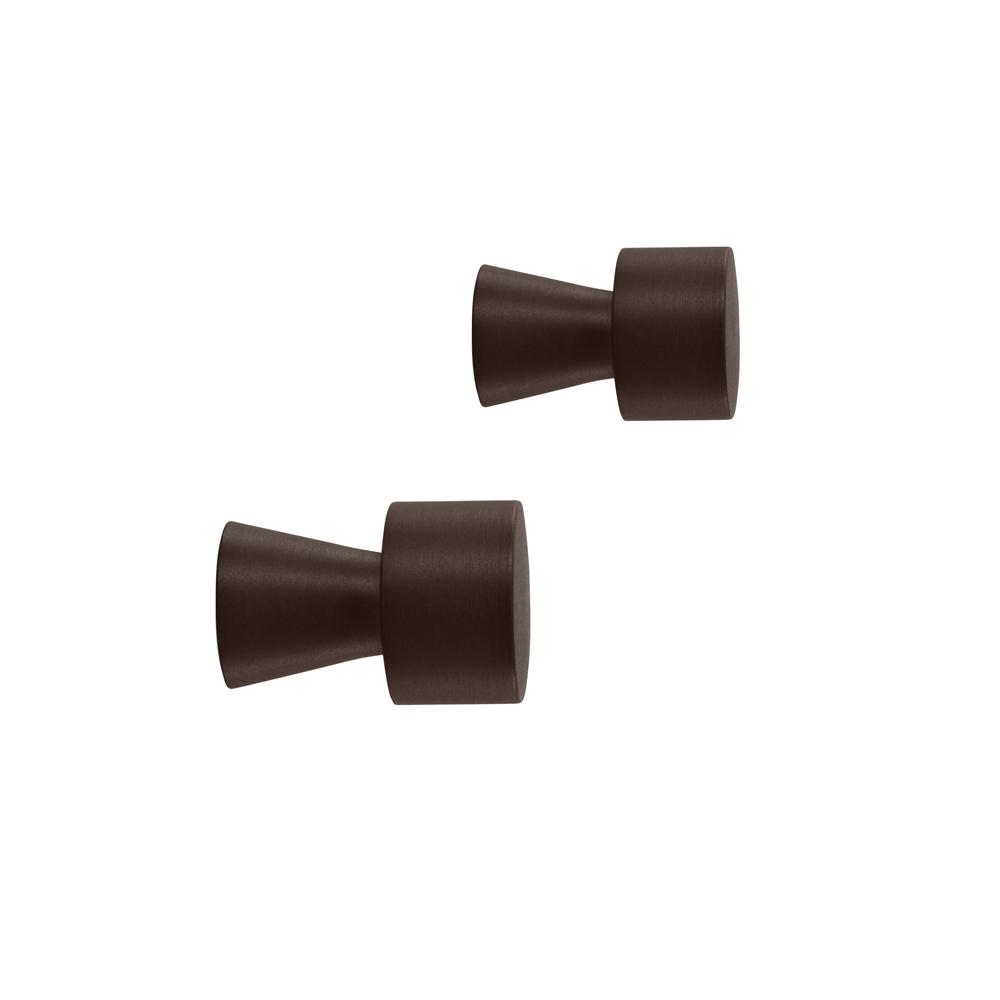 OYOY Pin hook 2-pack brown