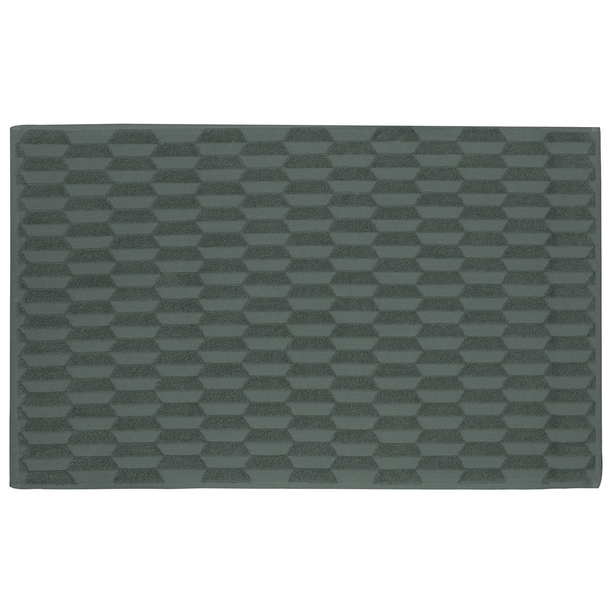 Mette Ditmer Geo bathroom mat 50x80 cm Pine green