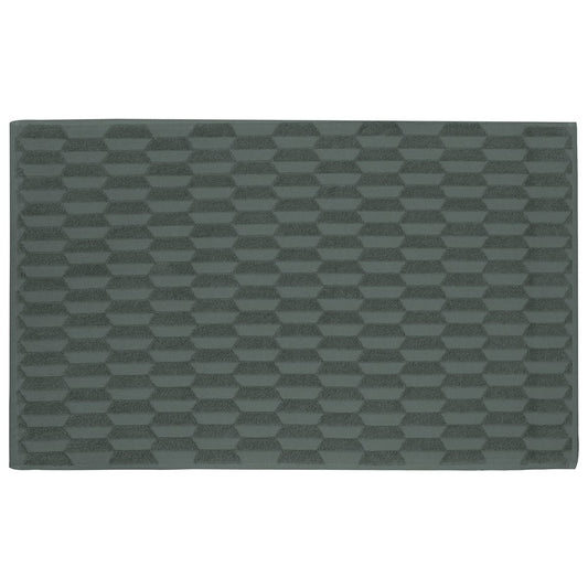 Mette Ditmer Geo bathroom mat 50x80 cm Pine green