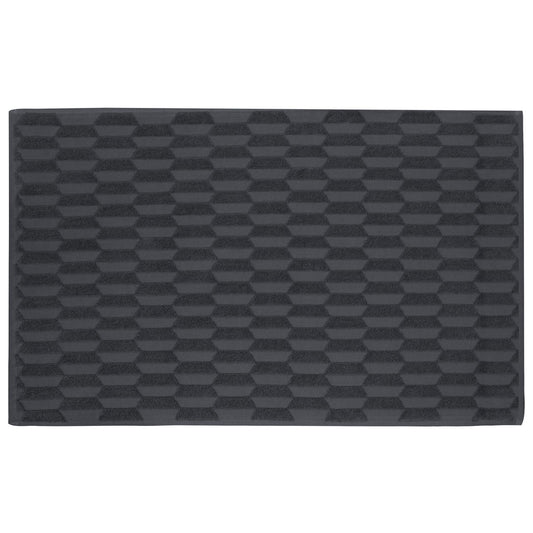 Mette Ditmer Geo bathroom mat 50x80 cm Anthracite