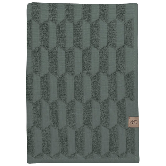 Mette Ditmer Geo towel 70x133 cm Pine green