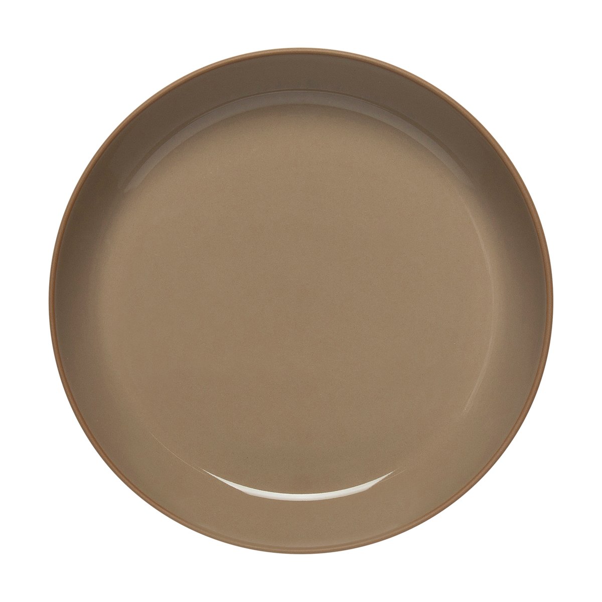 Marimekko Oiva plate 20.5 cm brown