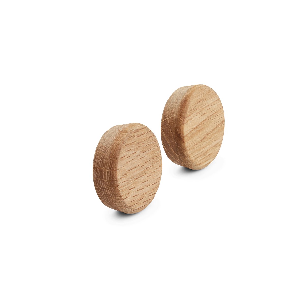 Gejst Flex Button knobs for magnetic strip 2-pack oak