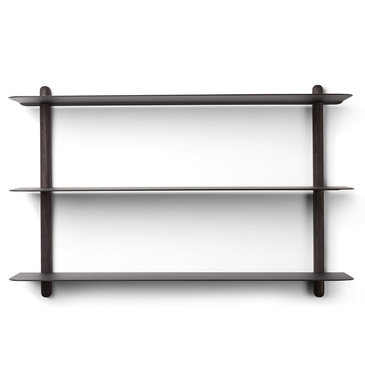 Gejst Nivo shelf A Black-stained ash room-black