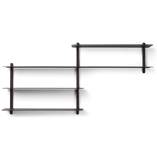 Gejst Nivo shelf B Black-stained ash room-black