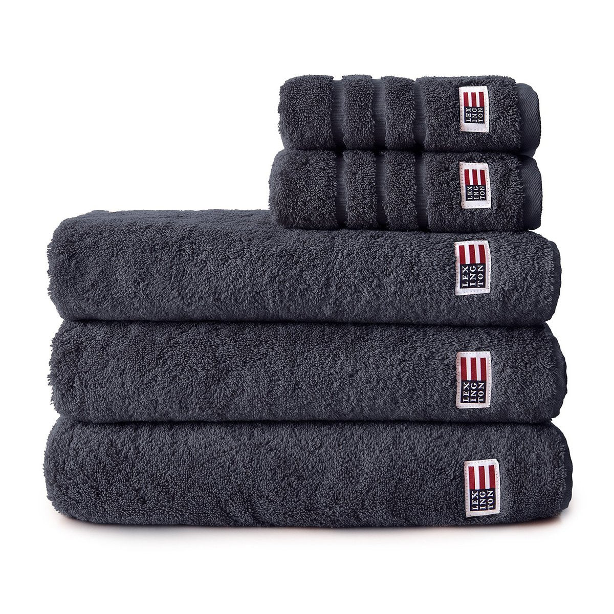 Lexington Icons Original bath towel 70x130 cm charcoal