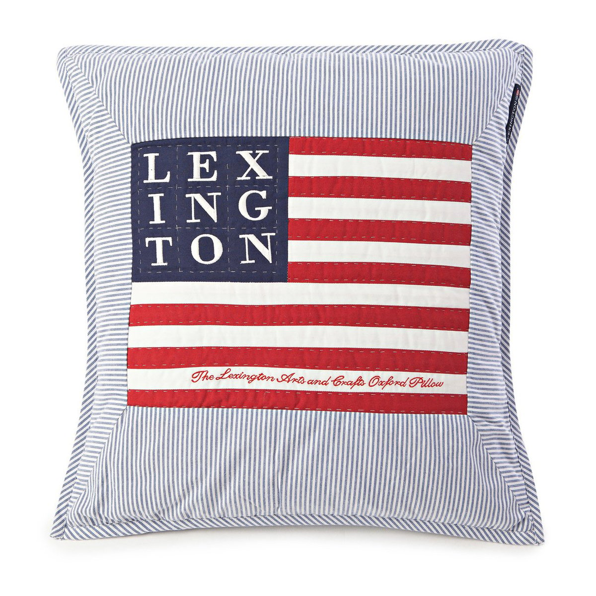 Lexington Icons Arts & Crafts cushion cover 50x50 cm blue-white