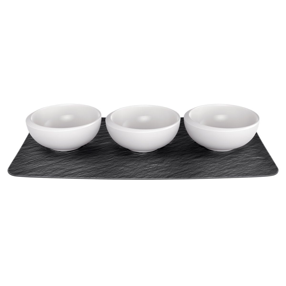 Villeroy & Boch NewMoon dip bowl set white