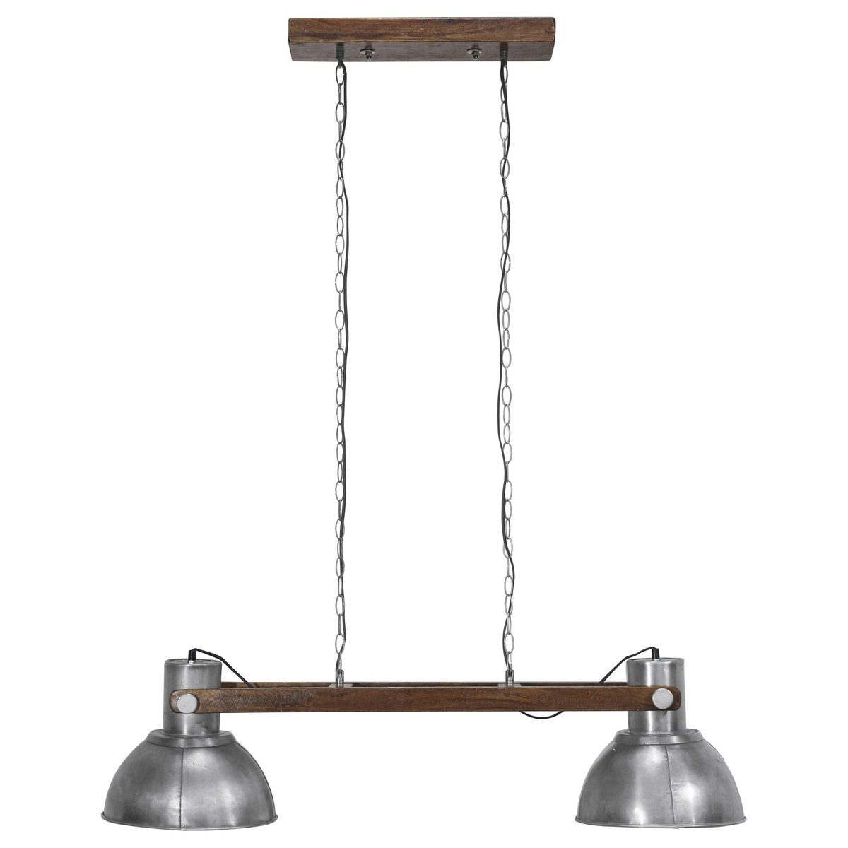 PR Home Ashby double ceiling lamp 110 cm pale silver