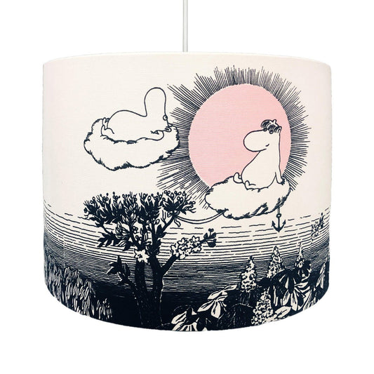 PR Home Moomin The Sky Pendelleuchte Ø35cm Weiß