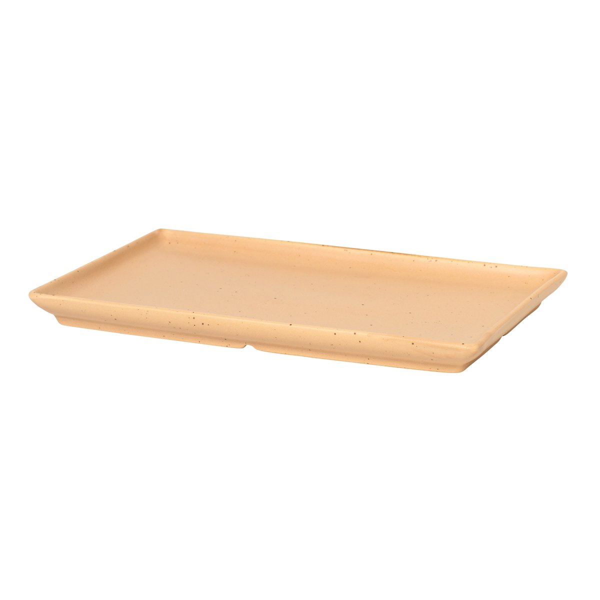 Broste Copenhagen Eli tallrik 12x20 cm Matte light camel