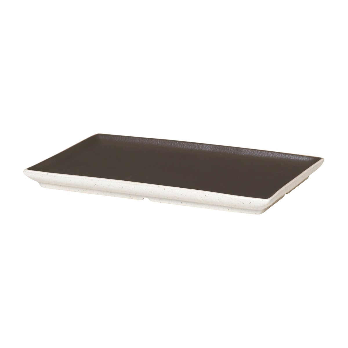 Broste Copenhagen Eli tallrik 12x20 cm Matte charcoal