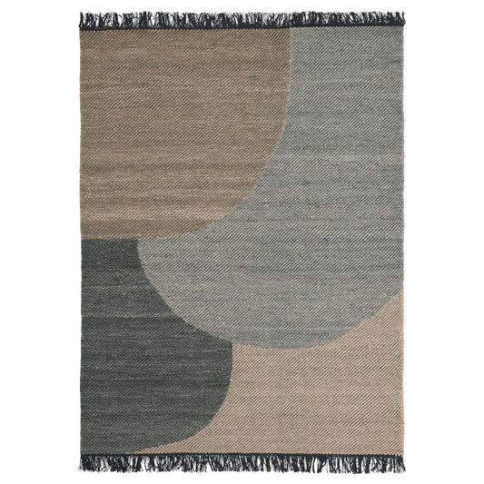 Linie Design Eik wool carpet 140x200 cm charcoal