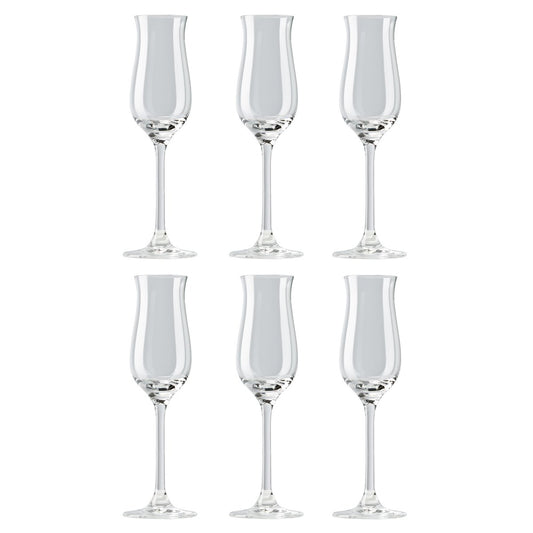 Rosenthal DiVino grappaglas 10 cl 6-pack Klar