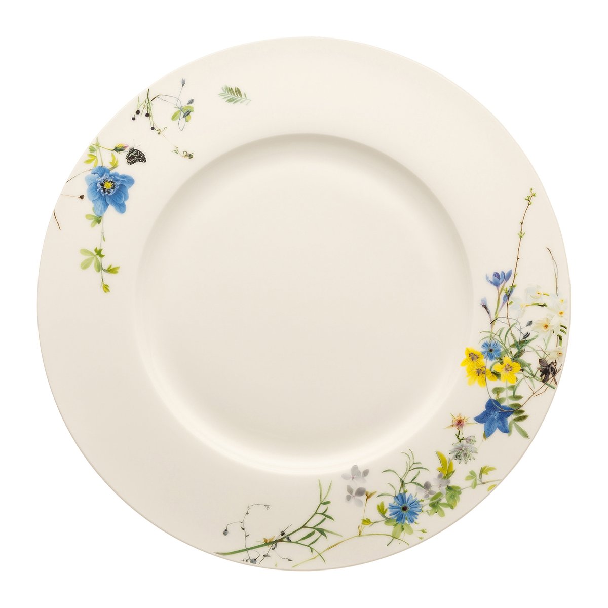 Rosenthal Brillance Fleurs des Alpes tallrik 28 cm Multi