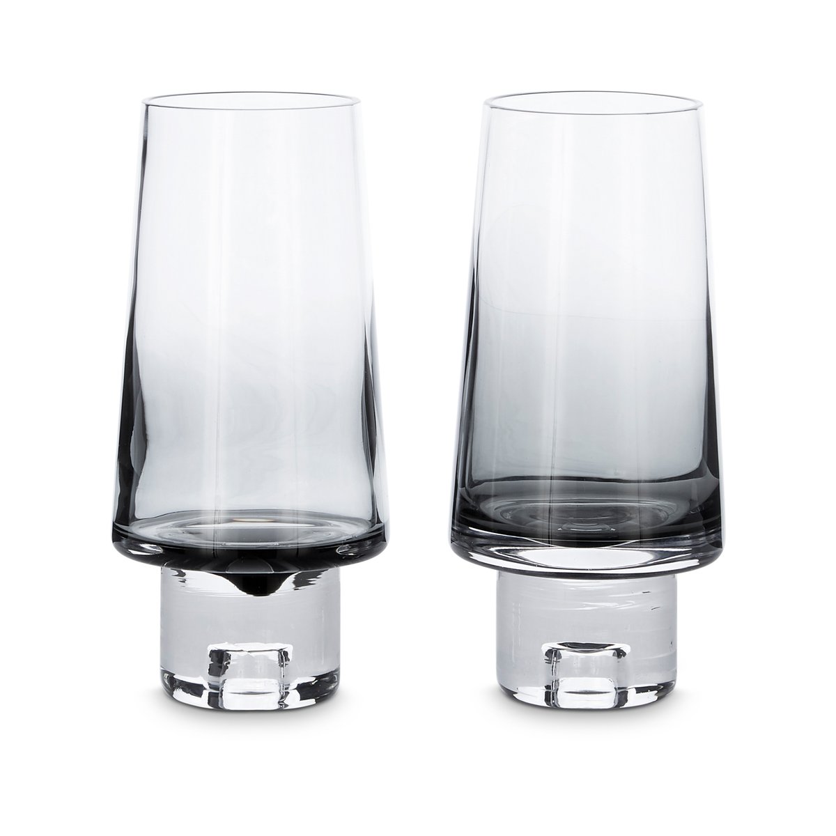 Tom Dixon Tank Wasserglas hoch 2er Pack Schwarz