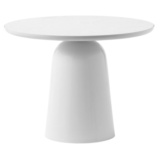 Normann Copenhagen Turn adjustable table Ø55 cm warm grey