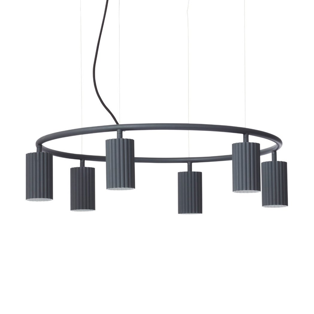 Pholc Donna Circle 60 ceiling lamp black ink