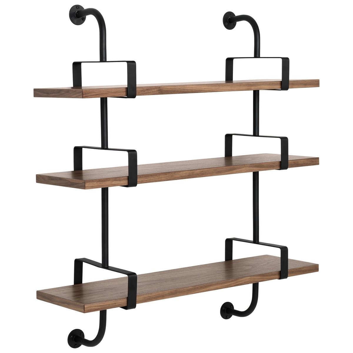 GUBI Démon shelf 3 shelf 95 cm walnut