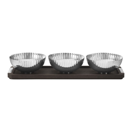 Georg Jensen Bernadotte Schalenset 4 Teile