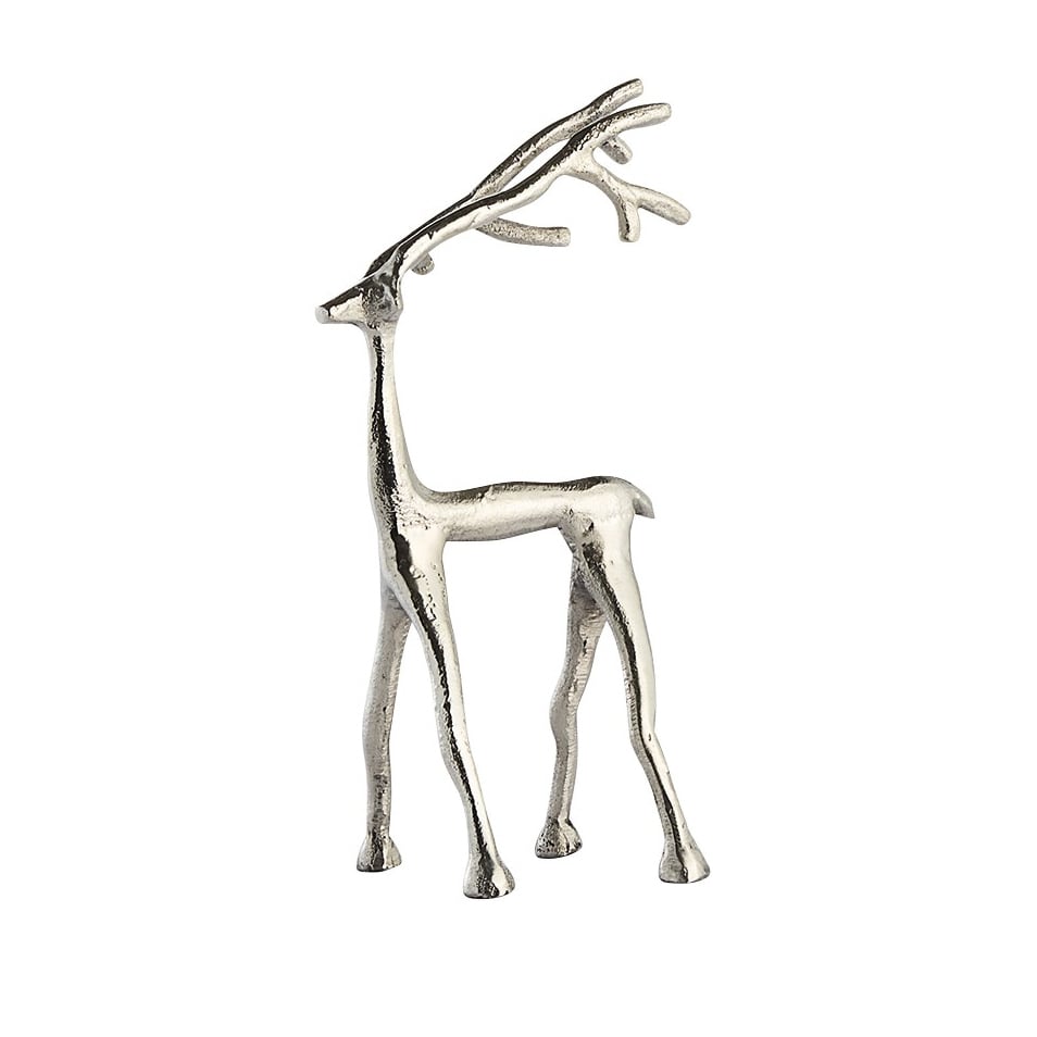 Lene Bjerre Marely decoration reindeer silver small 27 cm