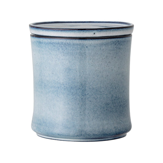 Bloomingville Sandrine jar with lid Ø14.5 cm blue