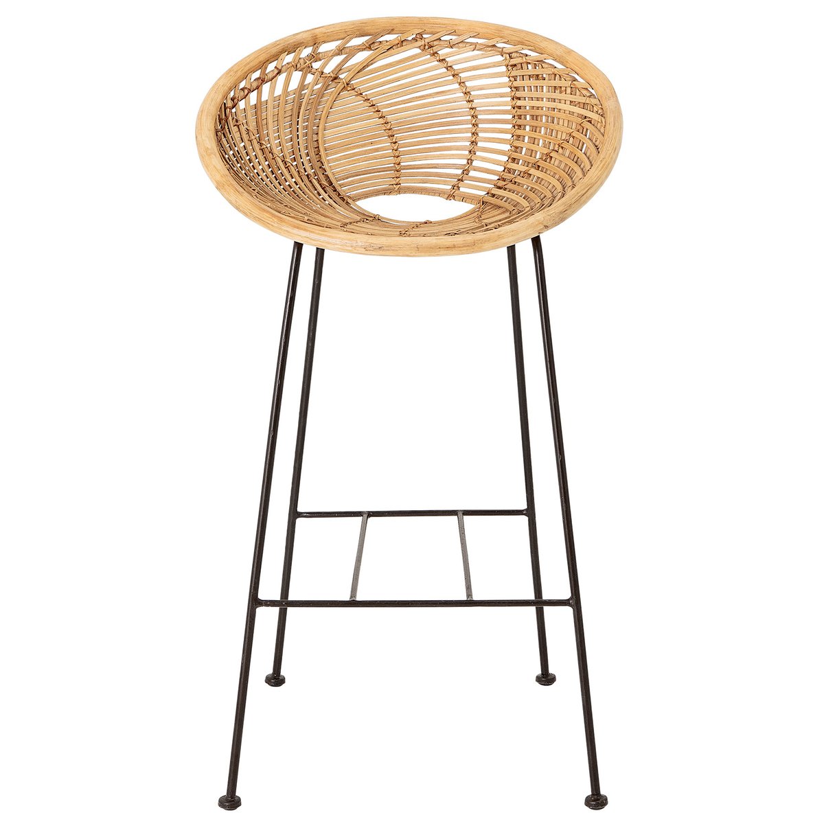 Bloomingville Yonne bar stool rattan nature