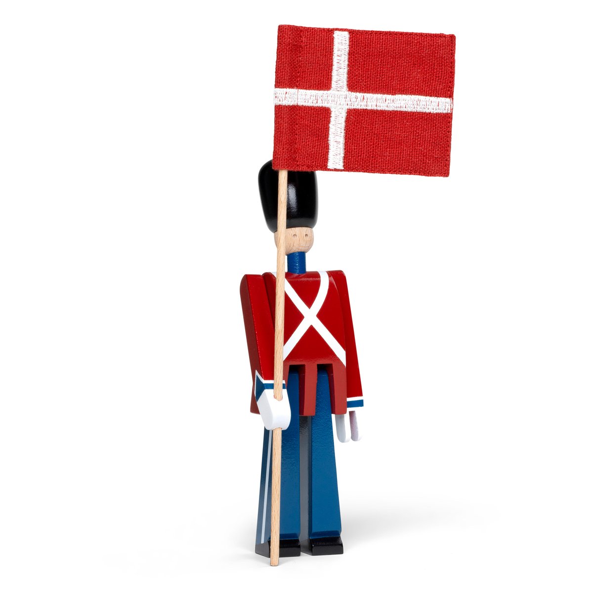 Kay Bojesen Denmark Kay Bojesen fanbärare med textilflagga mini 18,5 cm