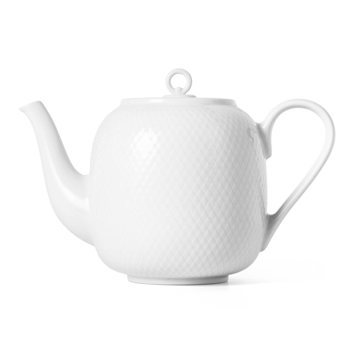 Lyngby Porcelæn Rhombe teapot 1.9 L white