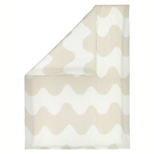 Marimekko Lokki duvet cover 150x210 cm beige-white