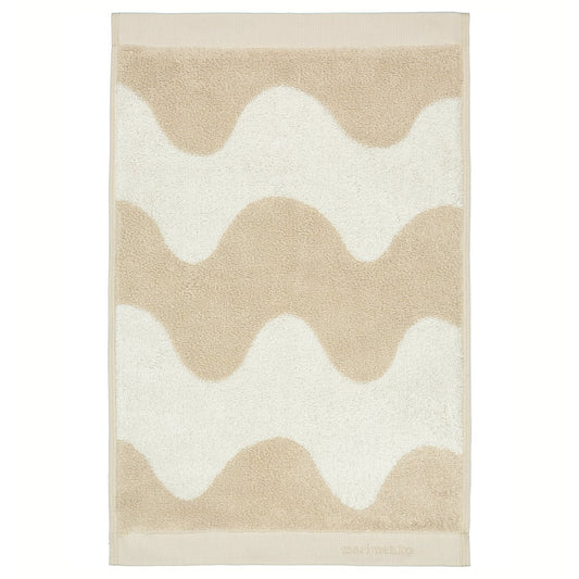 Marimekko Lokki towel beige-white 30x50 cm