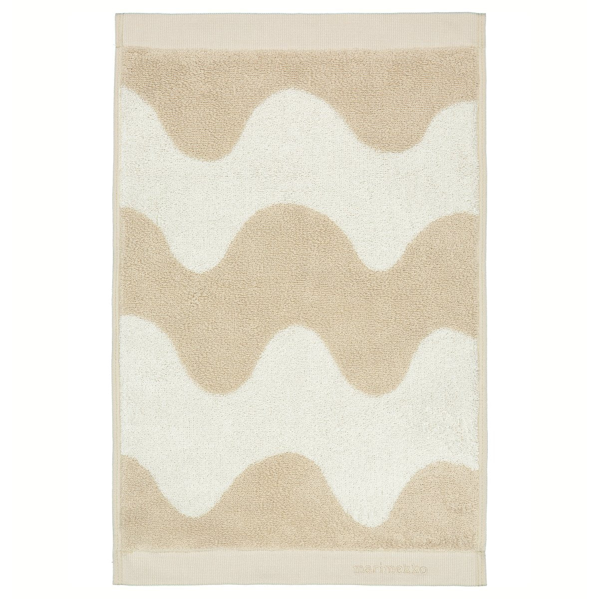 Marimekko Lokki handduk beige-vit 30x50 cm