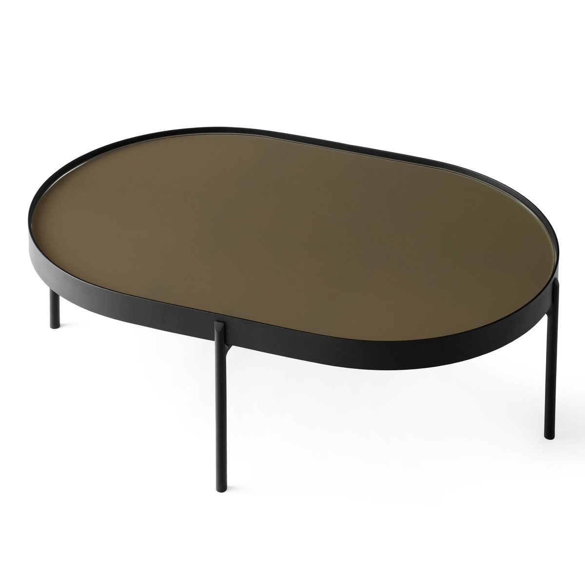 Audo Copenhagen NoNo coffee tableL 59.5x96.5 cm Black-brown