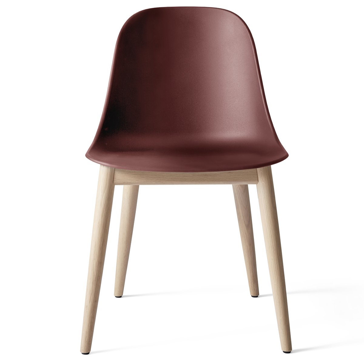 Audo Copenhagen Harbour chair oak legs Burned red