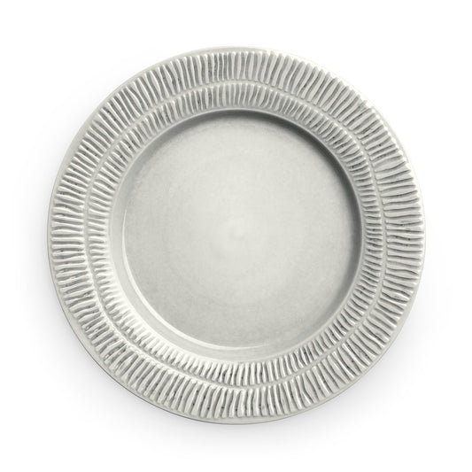 Mateus Stripes plate Ø28 cm grey