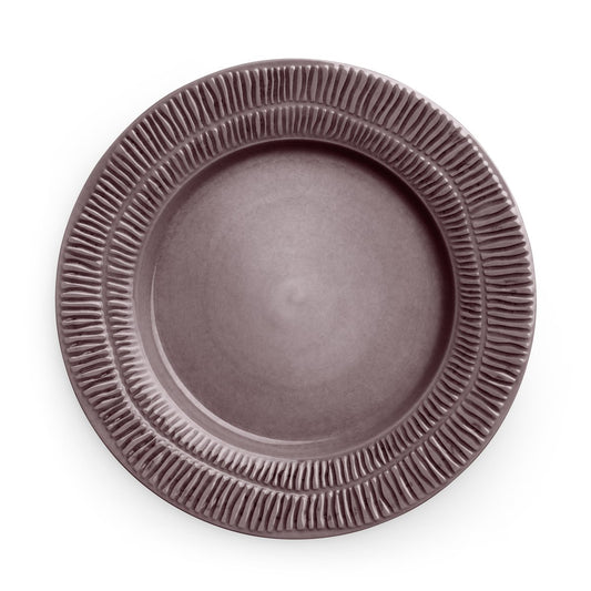 Mateus Stripes plate Ø28 cm plum