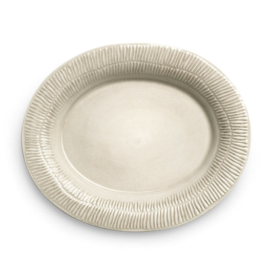 Mateus Stripes platter 30x35 cm sand