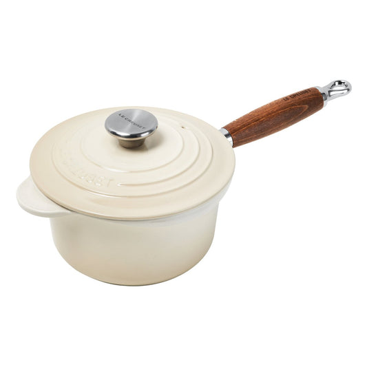 Le Creuset Le Creuset Topf mit Holzgriff 1,8 l Meringue