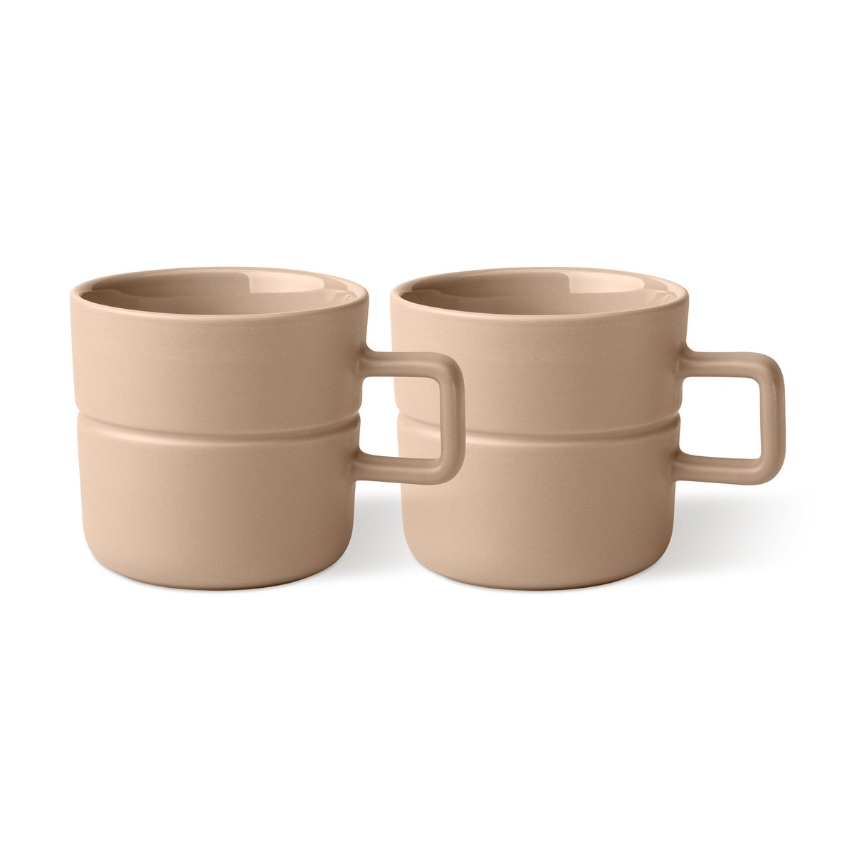 NJRD Lines mugg 30 cl 2-pack Beige