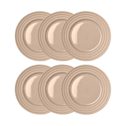 NJRD Lines assiett Ø21 cm 6-pack Beige