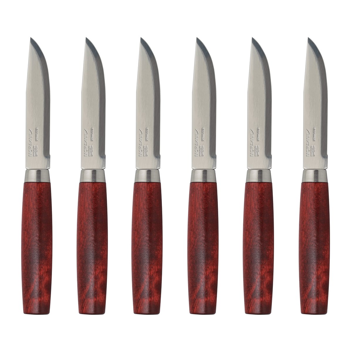 Morakniv Morakniv Classic Steak Knife 6-pack Röd