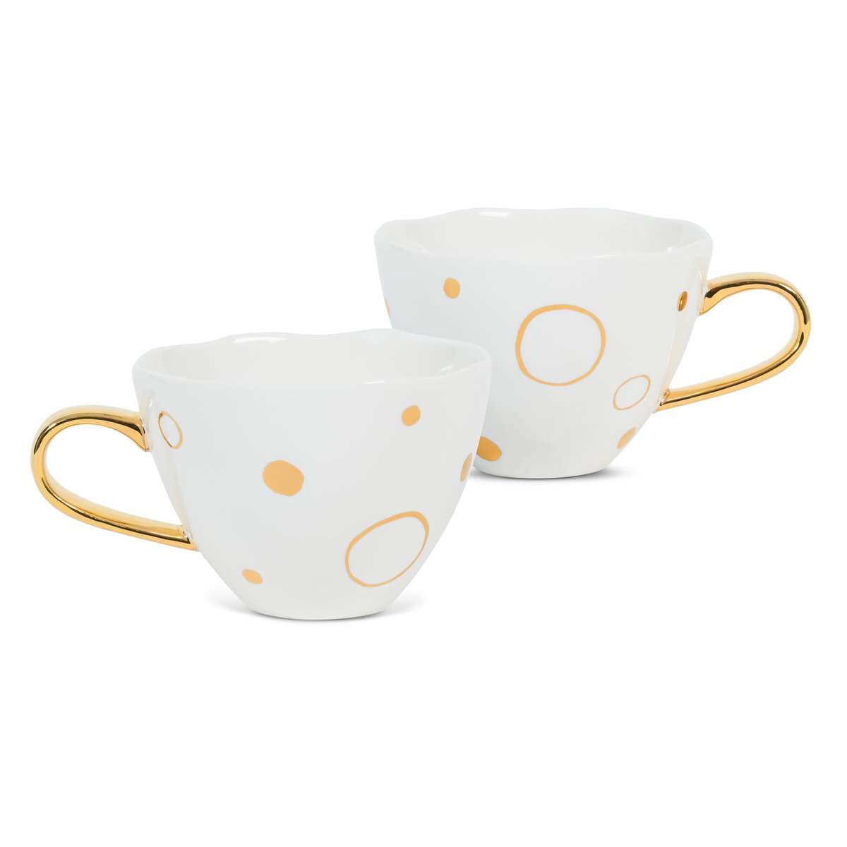 URBAN NATURE CULTURE Good Morning Tasse gold Special Edition 2er Pack Circle Gold