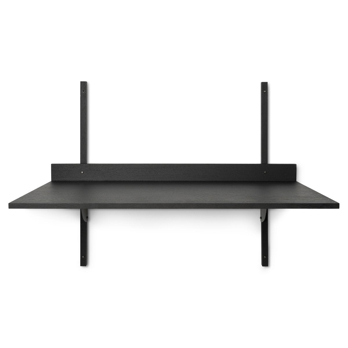 ferm LIVING Sector skrivbord Black ash-black brass