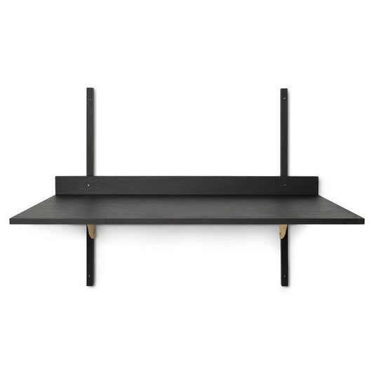 ferm LIVING Sector skrivbord Black ash-brass