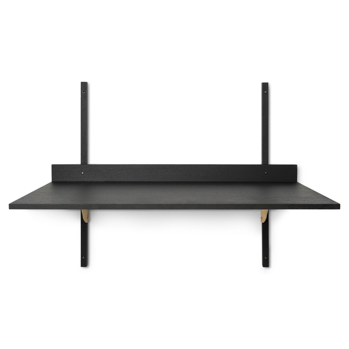 ferm LIVING Sector desk black ash-brass