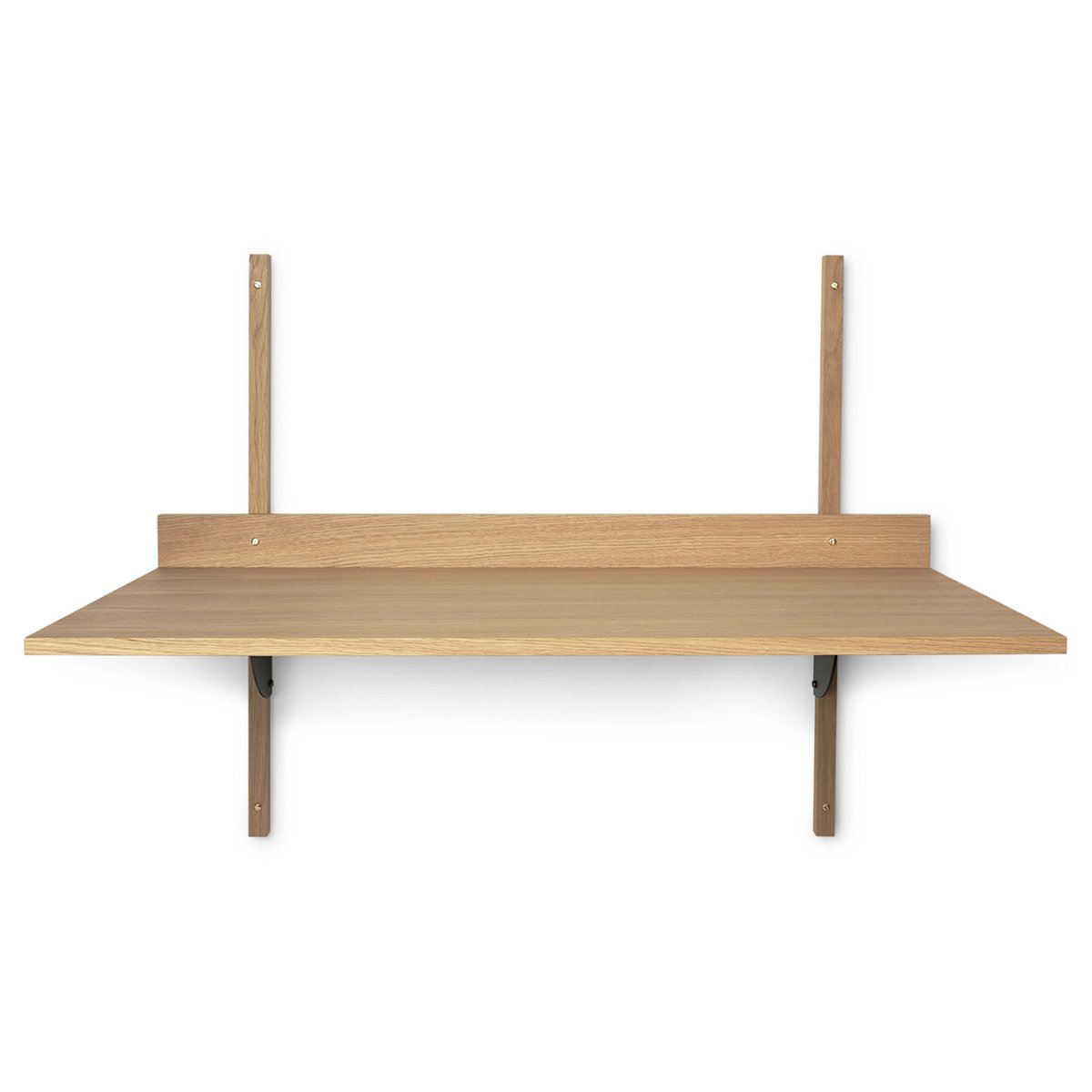 ferm LIVING Sector desk oak-black brass