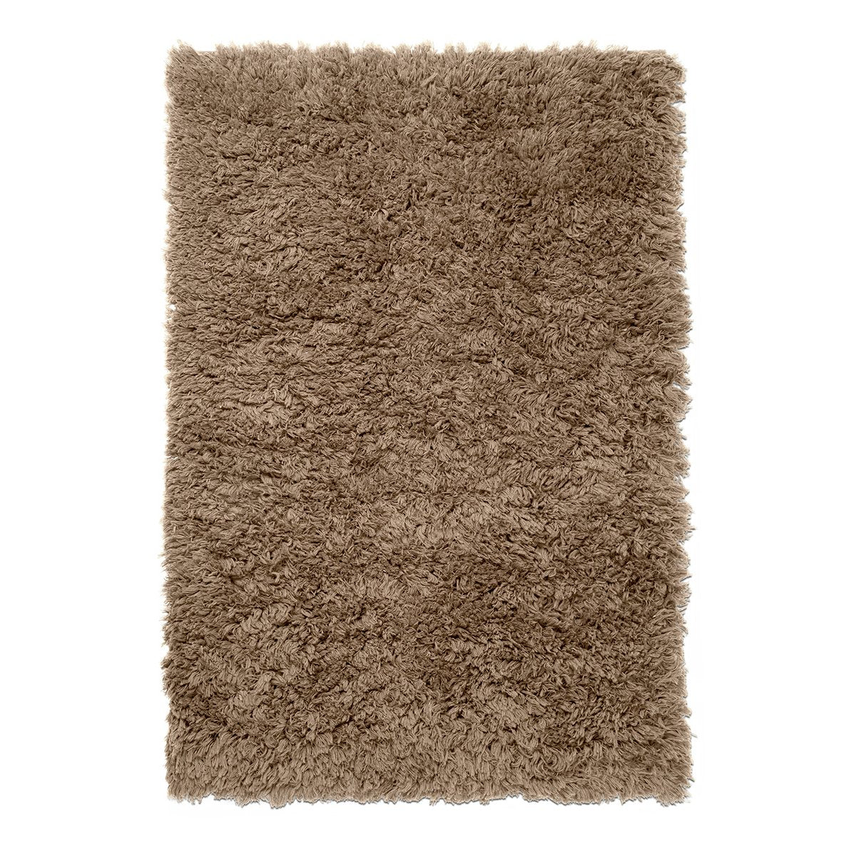 ferm LIVING Meadow High Pile Teppich 140 x 200cm Dark beige