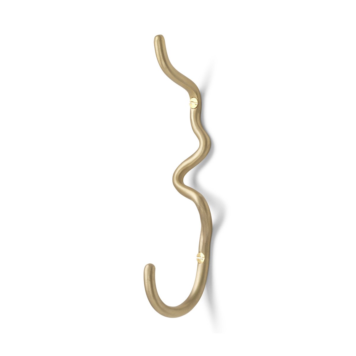 ferm LIVING Curvature hook single brass